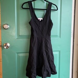 The vanity room size small ladies black dress